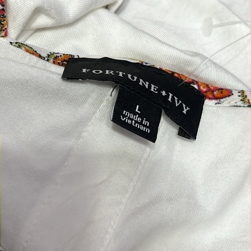 Fortune + Ivy Paisley Floral Sleeveless Top - Picture 4 of 6